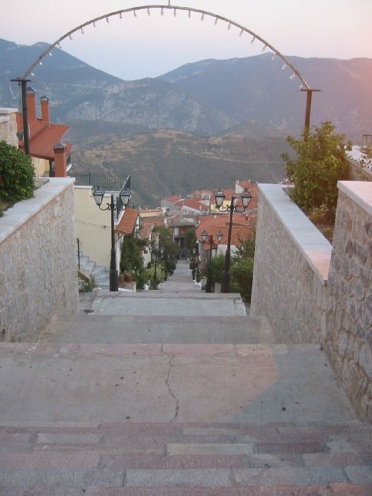 Steps where the running competition of the \'old men\' occurs