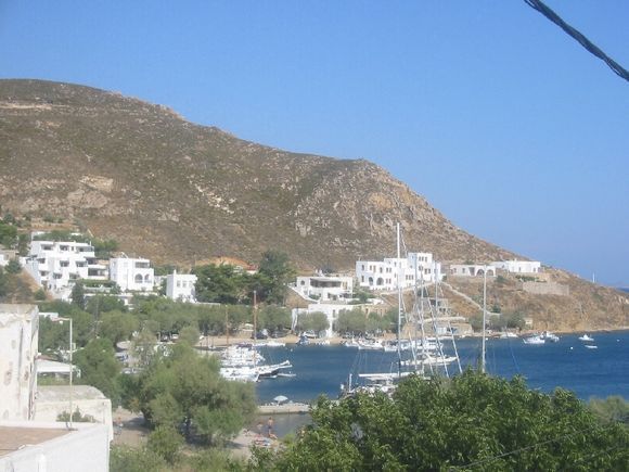 Grikos; White houses and blue sea