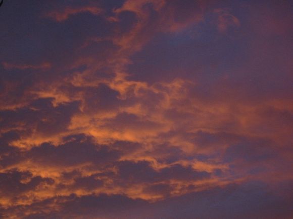 Papa Nero. Clouds at sunset.