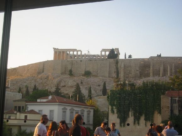 The real Acropolis from the new museum