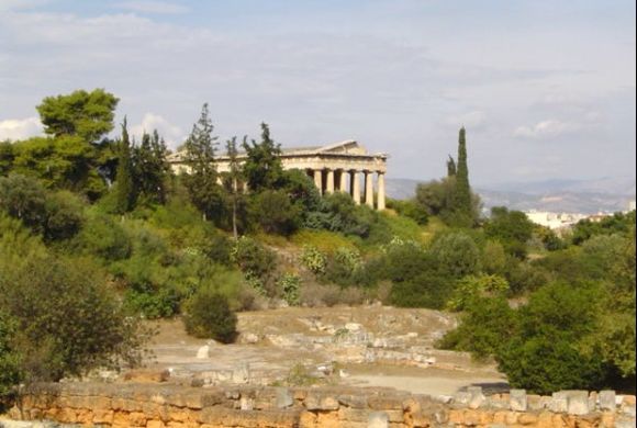 The masterpiece of the ancient agora, or marketplace of Athens, has to be the Temple of Hephaestus, or Theseion, as it stands strong and tall on Agoraios Kolonos hill, still looking very much like it did when it was erected (449-415 BC), in honour of Hephaestus, the patron god of metal work and craftsmanship.