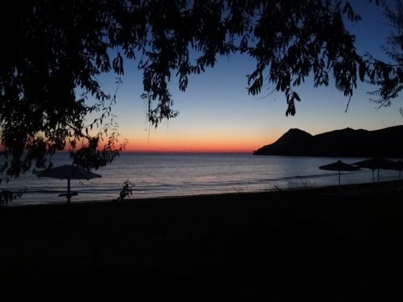 Sunset in limnos