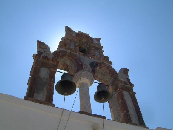 A bell tower in Pyrgos