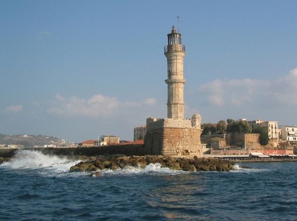 Lighthouse at the Venetian Port of Chania