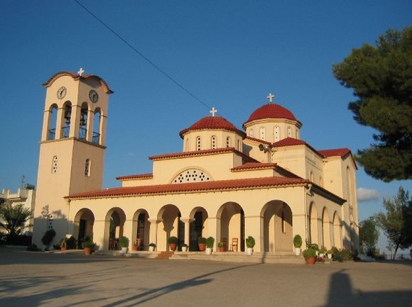 The church Agios Nikolaos in Palia Epidaurus