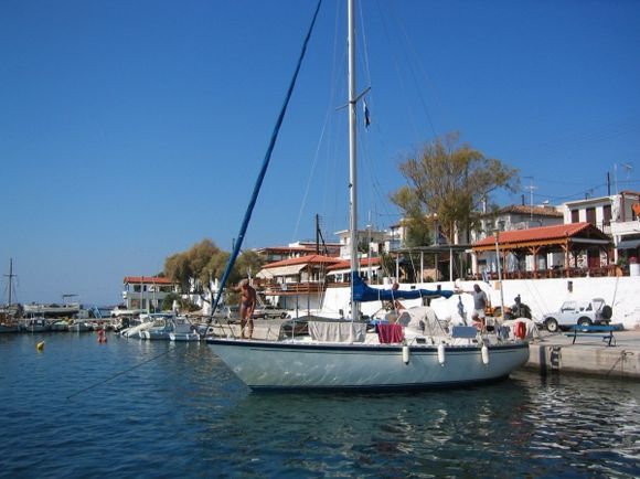 Small fishing village of Perdika the island Aegina