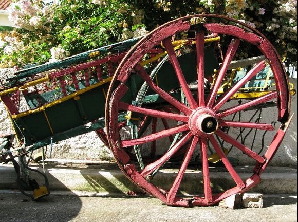 Old Horse Wagon in Argostoli