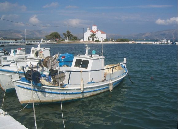 Fishing boats at Elafonissos harbour