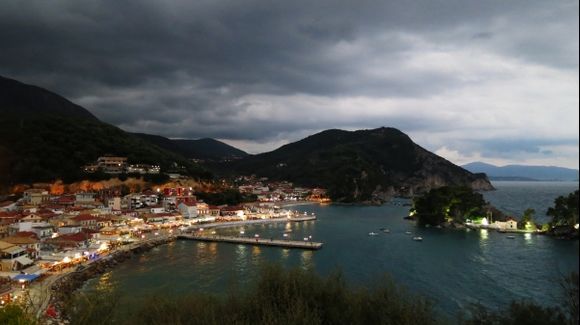 Thunderstorm approaches Parga