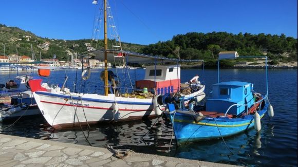 Fishing boats in Gaios harbour (Paxos)
